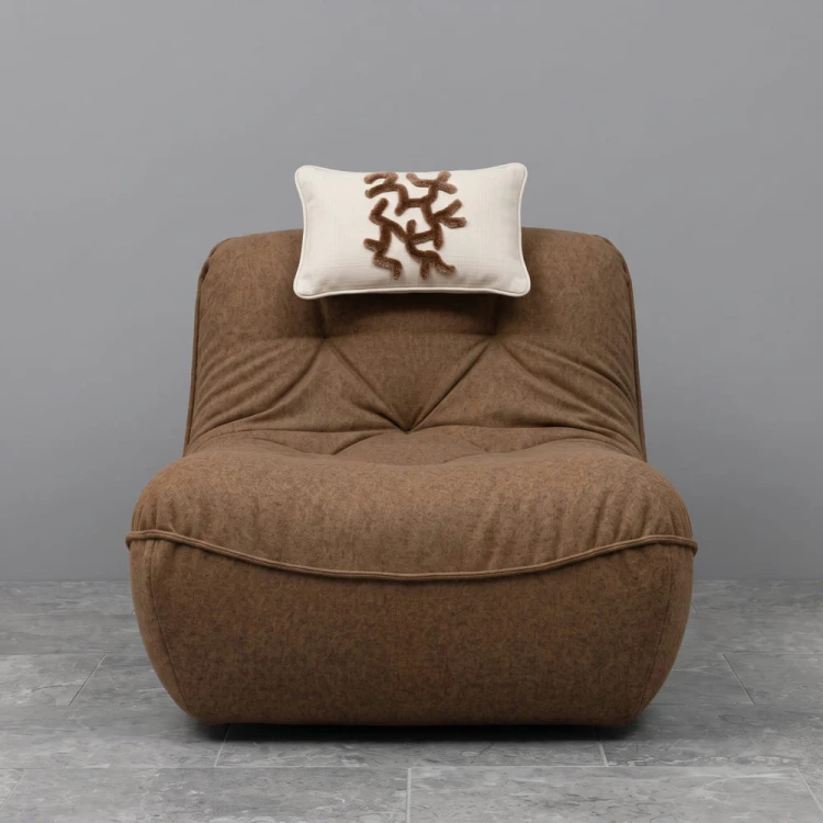 Embrace chair in Mohair Velvet and Versi Liberi brown front(1).jpg