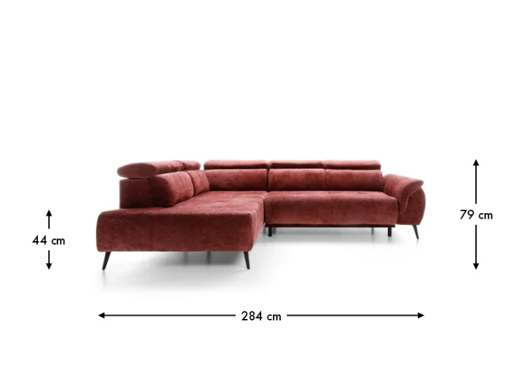 Verona II – Corner Sofa with Electric Headrest