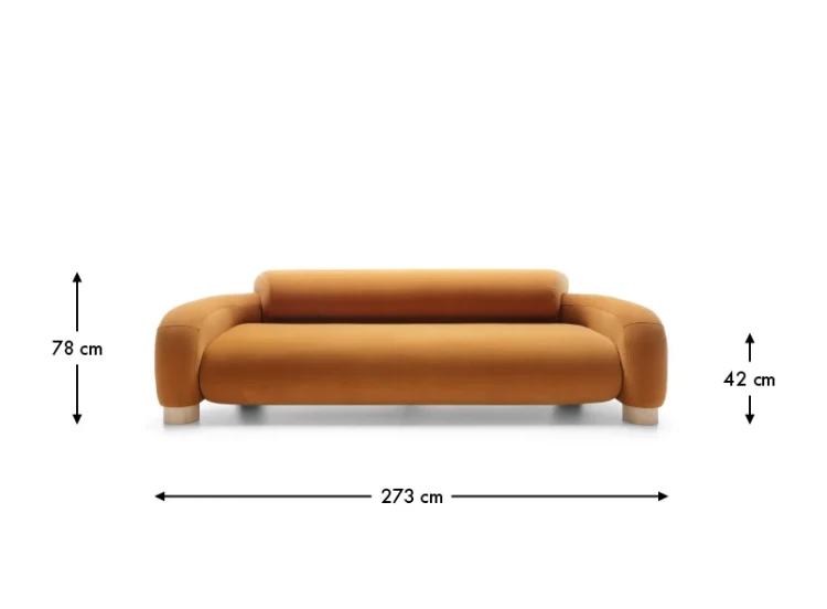 Calder Sofa — 4‑Seater