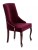 Alexis Chair- Custom Made, Glamour , Solid Wood legs, Ludwig legs as an option10