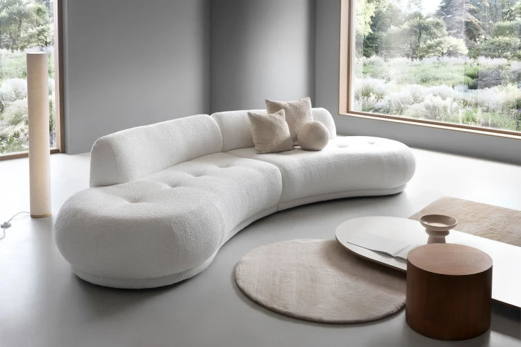 Japandi style sofa